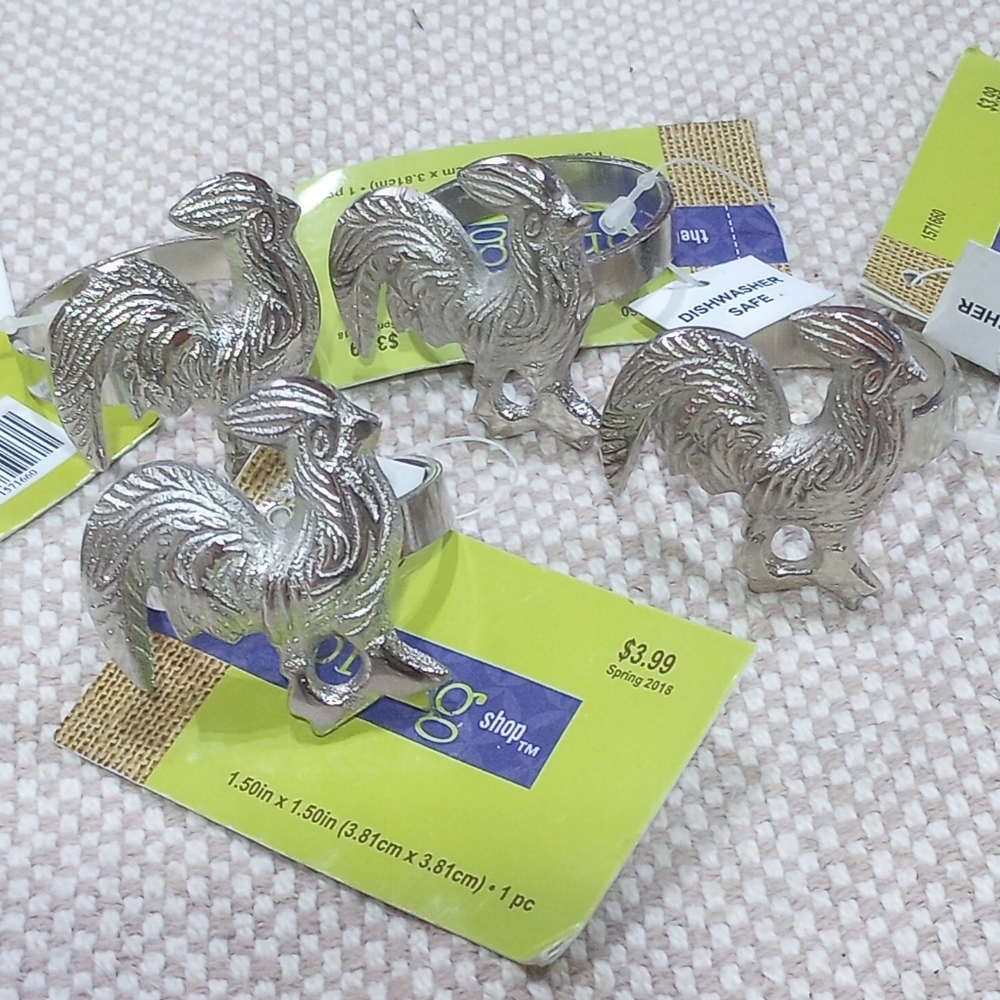 Rooster Napkin Holders (4)